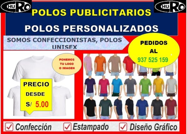 Polos publicitarios para promover tu negocio